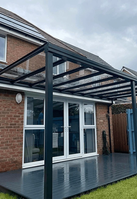 Canopy Built in Stockport with Decking