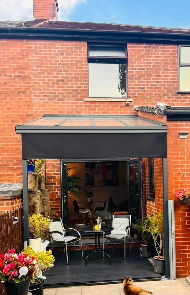 Grey Canopy Installed in Manchester